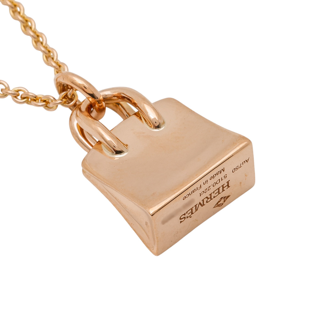 USED] Hermes Amulet Birkin H109614B necklace J408078 | Yukizaki