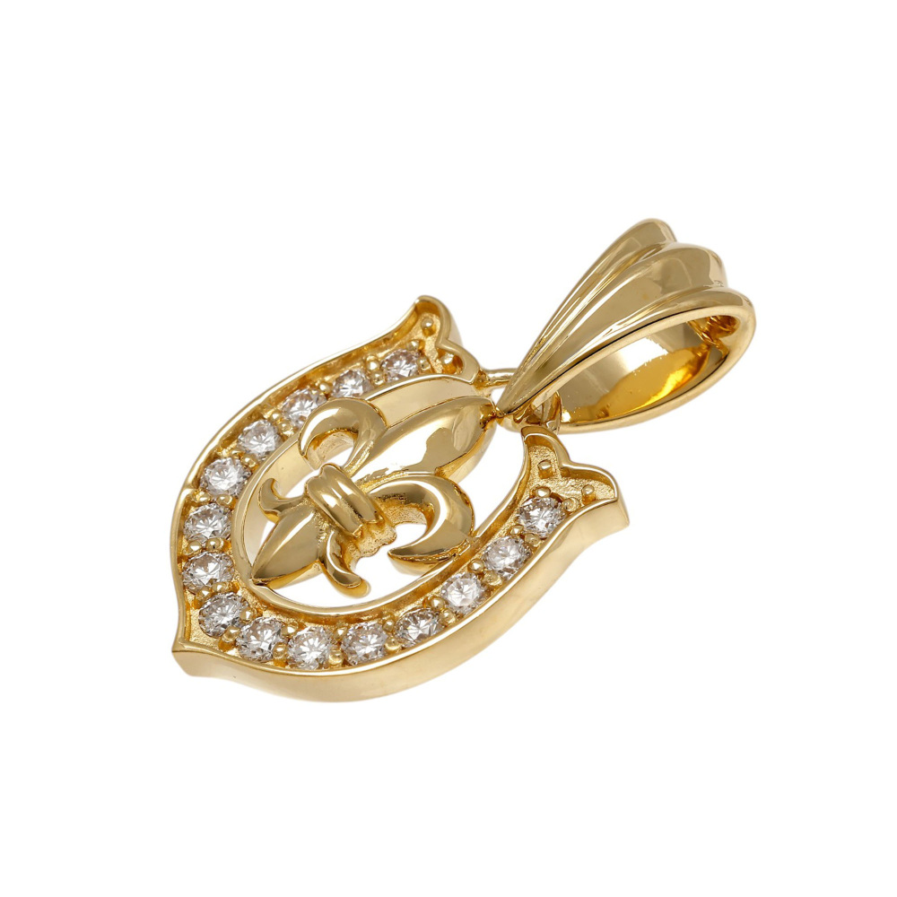 中古] ユキザキ レガリア イエローゴールド ダイヤモンド ペンダント