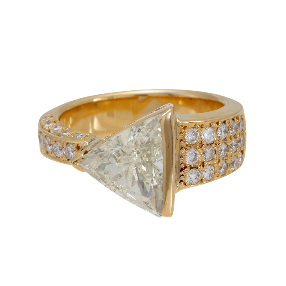 ゴールドリング K18イエローゴールド ダイヤモンド リング J408579 | ユキザキセレクト