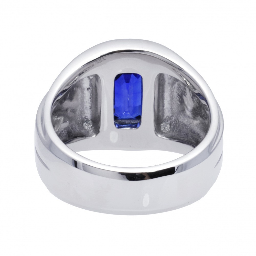 プラチナ950 サファイア ダイヤモンド リング J408816 | ユキザキ