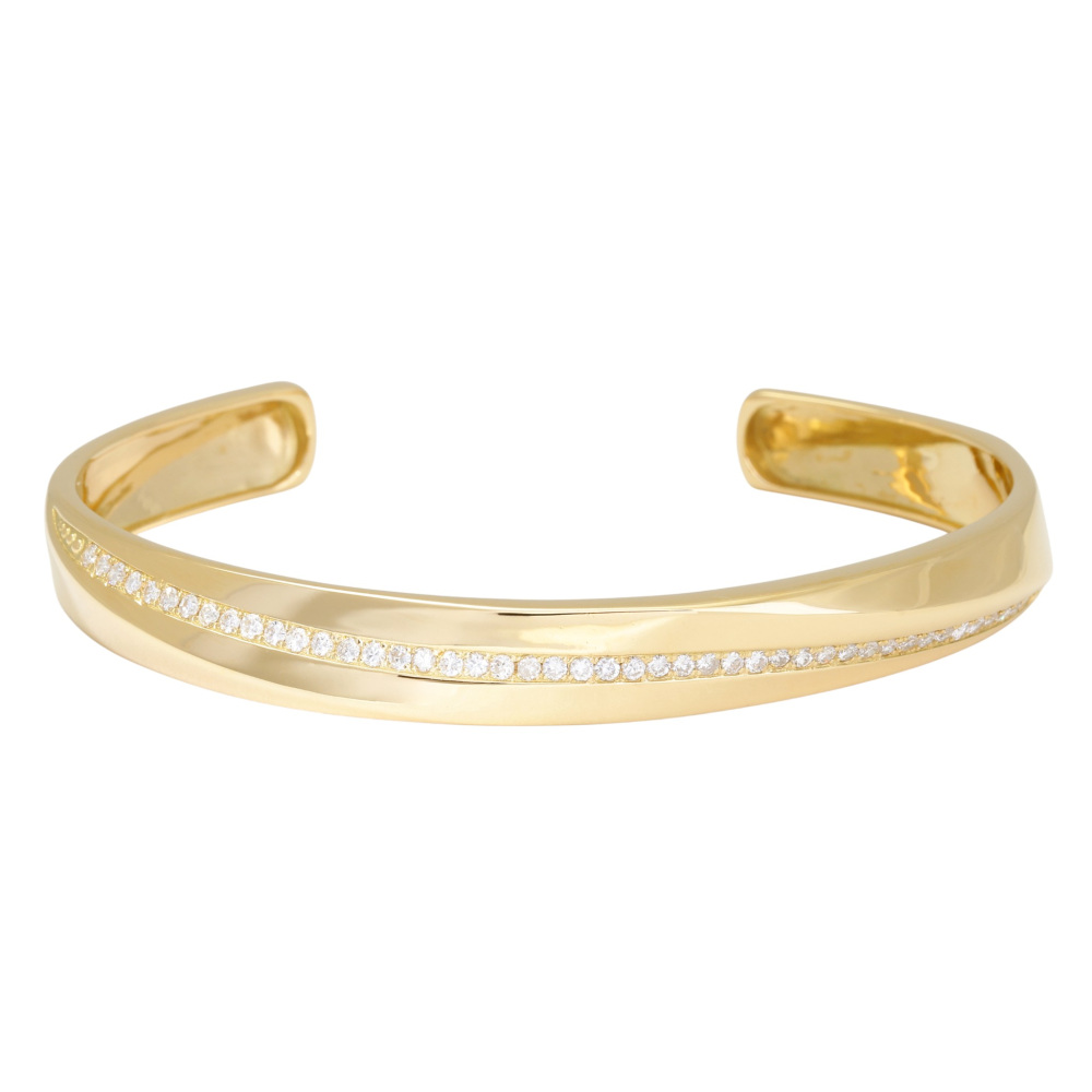 K18バングル二点 銀座ジュエリーマキ JS0330 Steady K18バングル