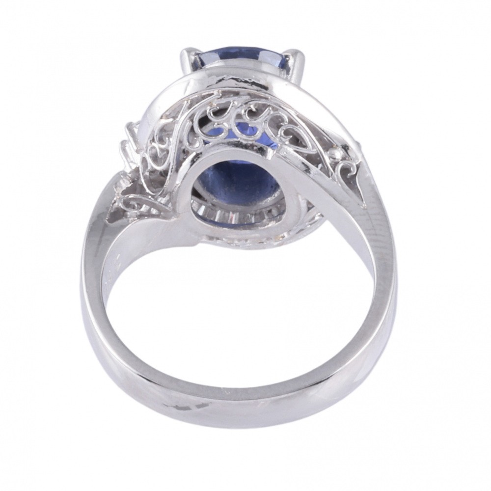 専用　Ptサファイア ダイヤモンドリング プラチナ ダイヤ プラチナ900 サファイア ダイヤモンド リング J408923 | ユキザキ