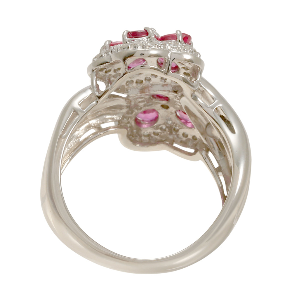 PT900 ルビー ダイヤモンド リング J409793 | ユキザキセレクトジュエリー