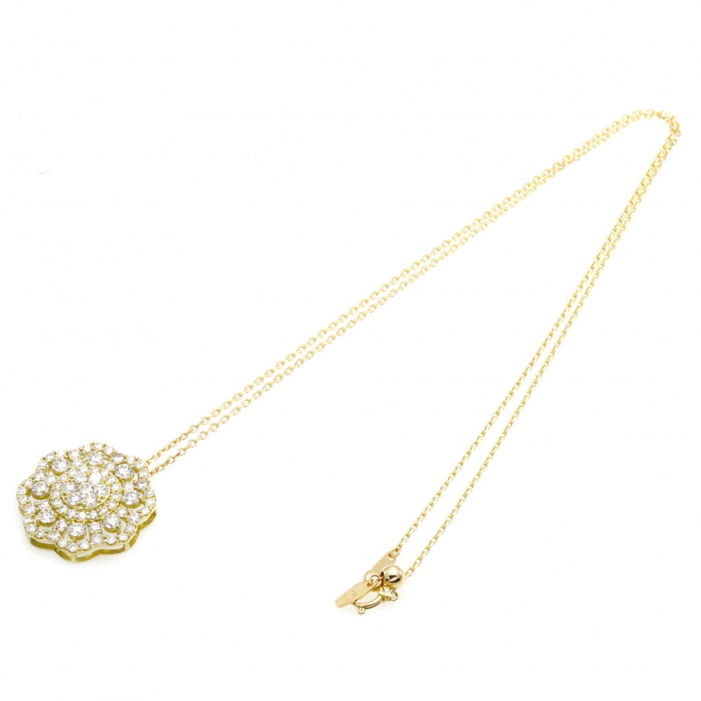 K18イエローゴールド ダイヤモンド ネックレス J410052 | ユキザキ