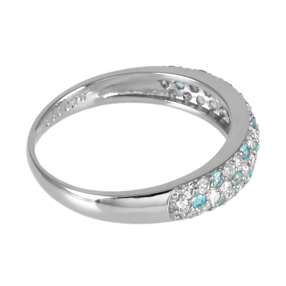 プラチナ900 ダイヤモンド トルマリン リング J410069 | ユキザキ