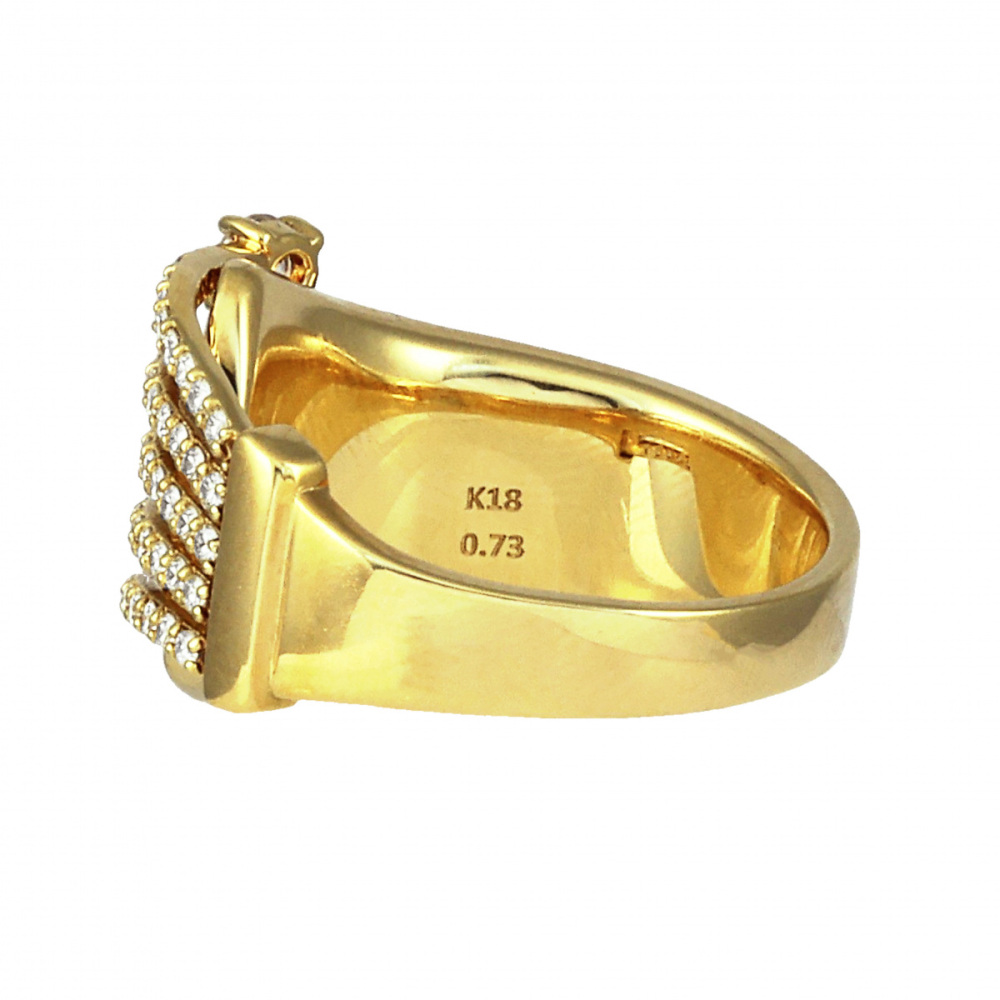 K18イエローゴールド ダイヤモンド リング J410083 | ユキザキセレクト