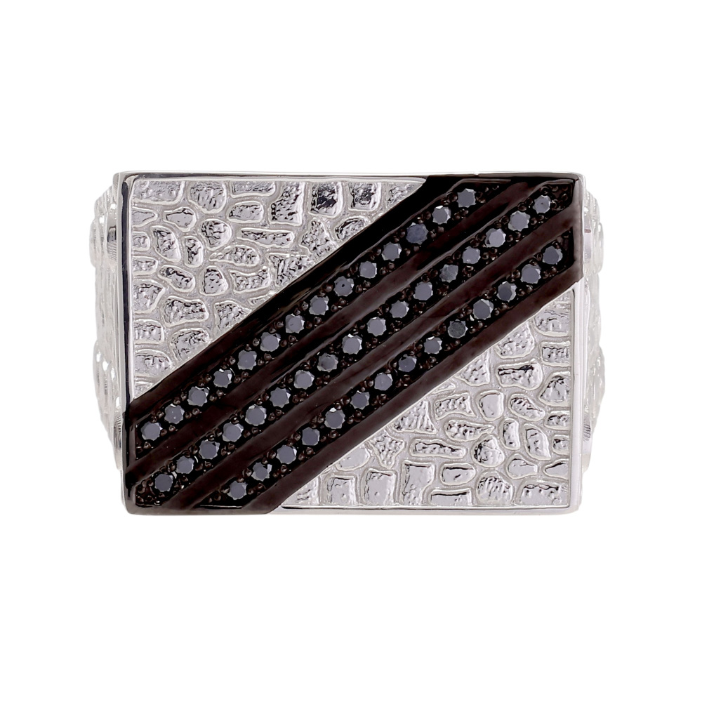 アクセサリー moriki プラチナ900 ブラックダイヤ リング J410346 | ユキザキセレクトジュエリー