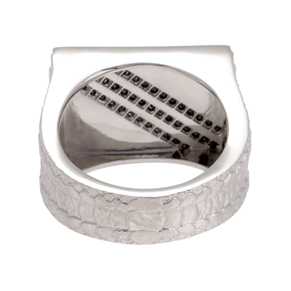 プラチナ900 ブラックダイヤ リング J410346 | ユキザキセレクトジュエリー