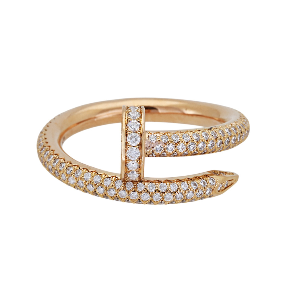 中古] カルティエ ジュストアンクル クラシックモデル パヴェダイヤ