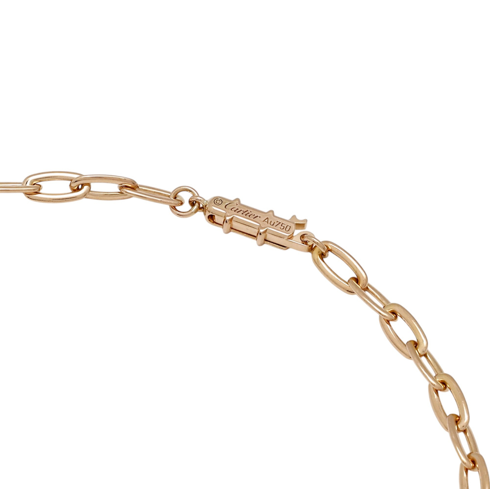 Cartier ノベルティー ジュストアンクル 中古] カルティエ ジュストアンクル N7413500 ネックレス J410551