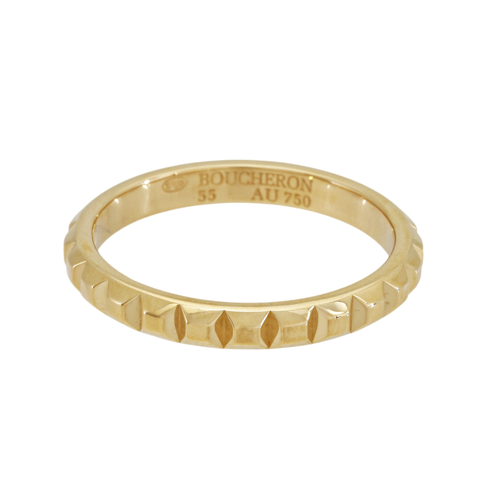 Boucheron キャトルクルドパリミディアム49号 ブシュロン キャトル クルドパリ リング スモール #49 Pt950 新品