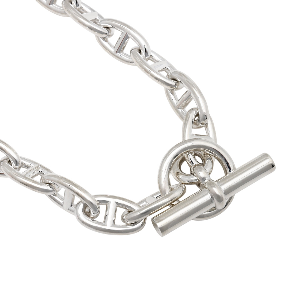 美品] エルメス シェーヌダンクル GM 29コマ H101263B ネックレス