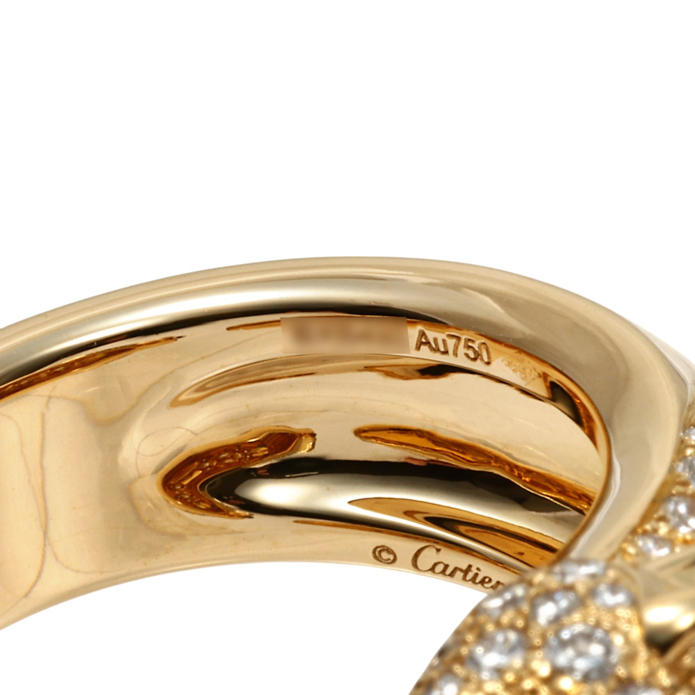 中古] カルティエ パンテール ドゥ カルティエ リング ミディアム