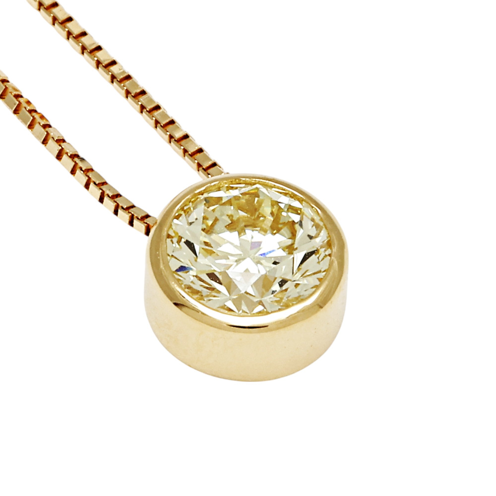 K18イエローゴールド ダイヤモンド ネックレス J411247 | ユキザキ