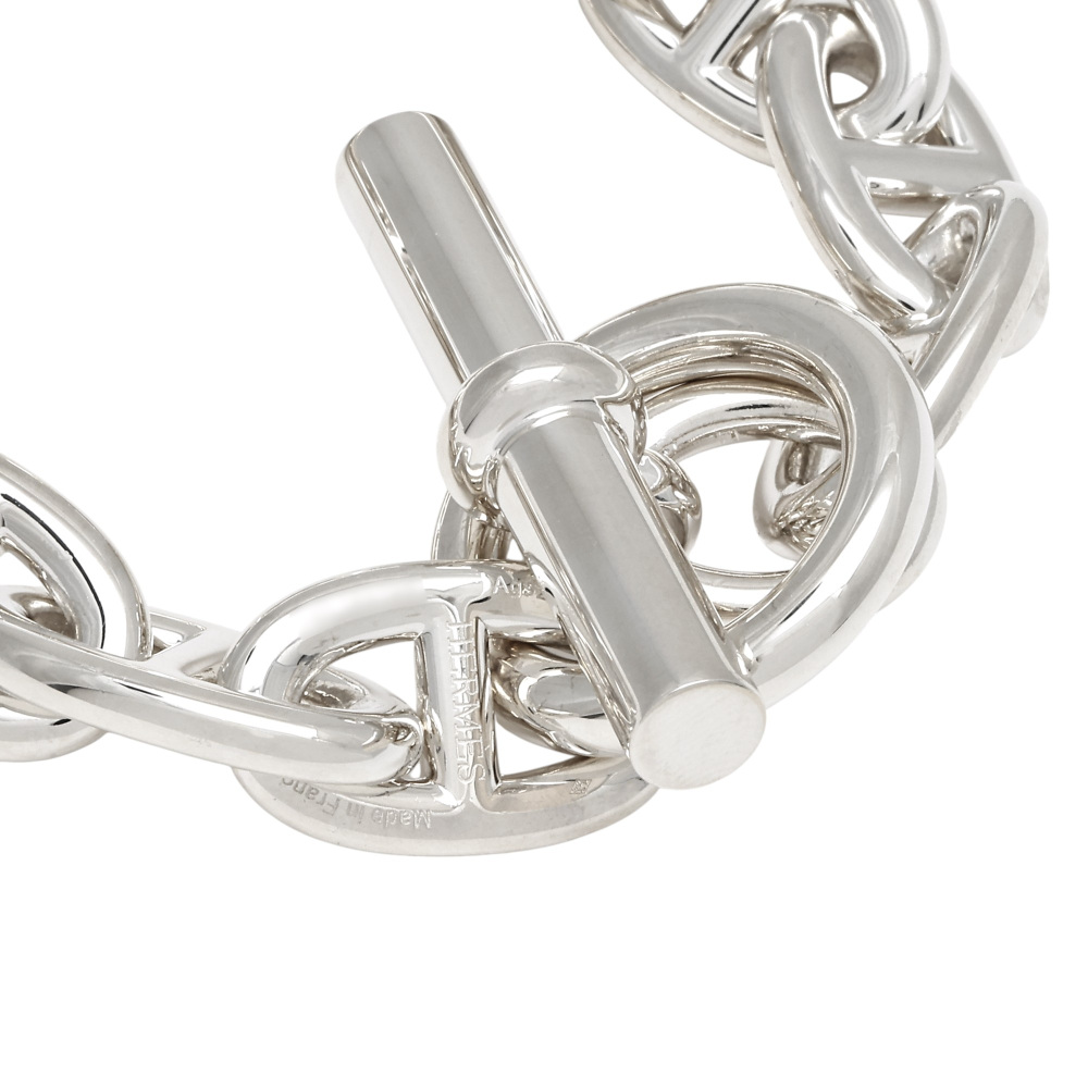 美品] エルメス シェーヌダンクル TGM 12コマ H101995B ブレスレット