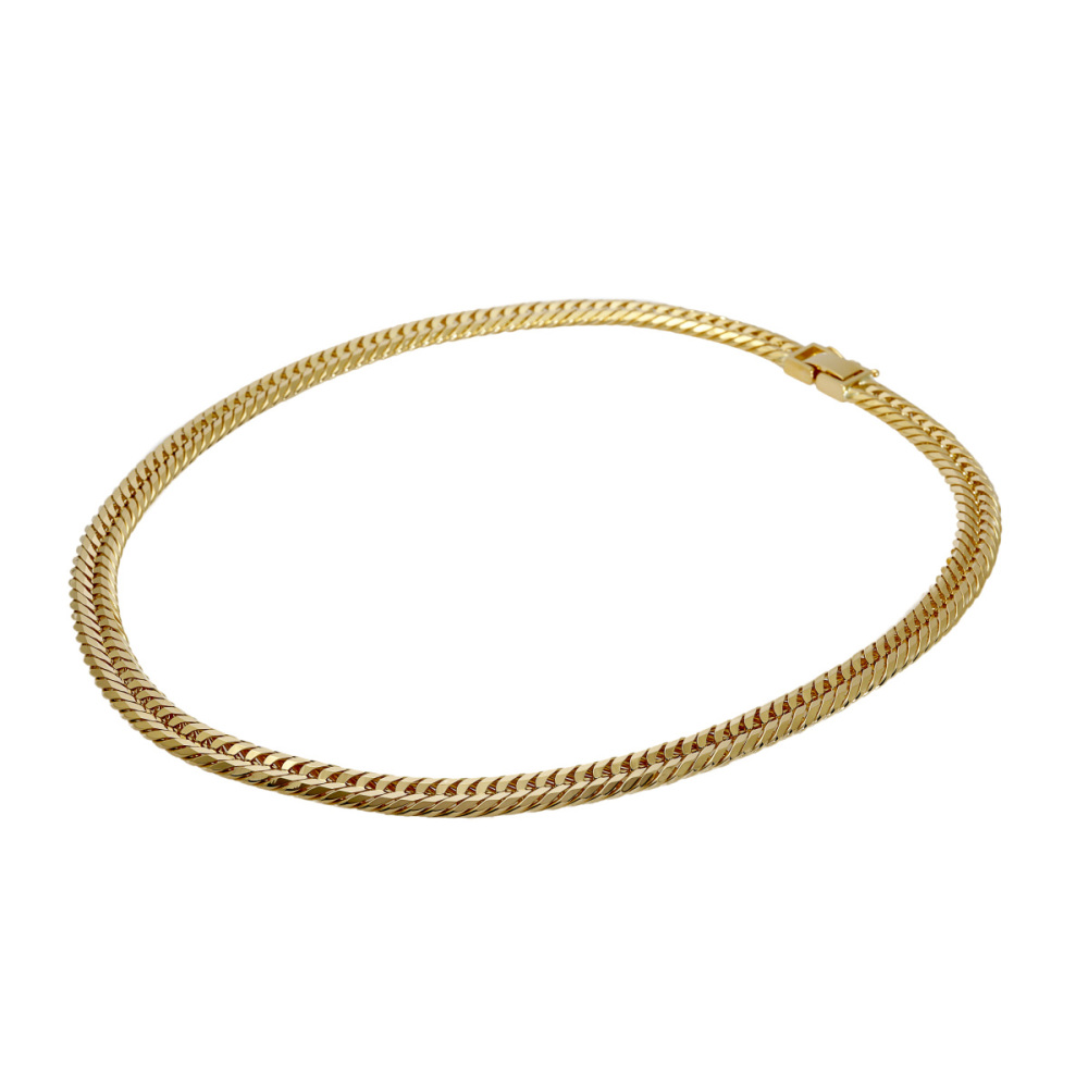 K18イエローゴールド 喜平 ネックレス トリプル12面 約50cm 約101.96g