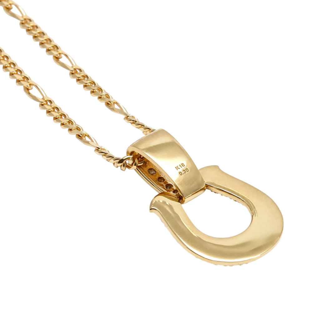 K18イエローゴールド ダイヤモンド ネックレス J411649 | ユキザキ