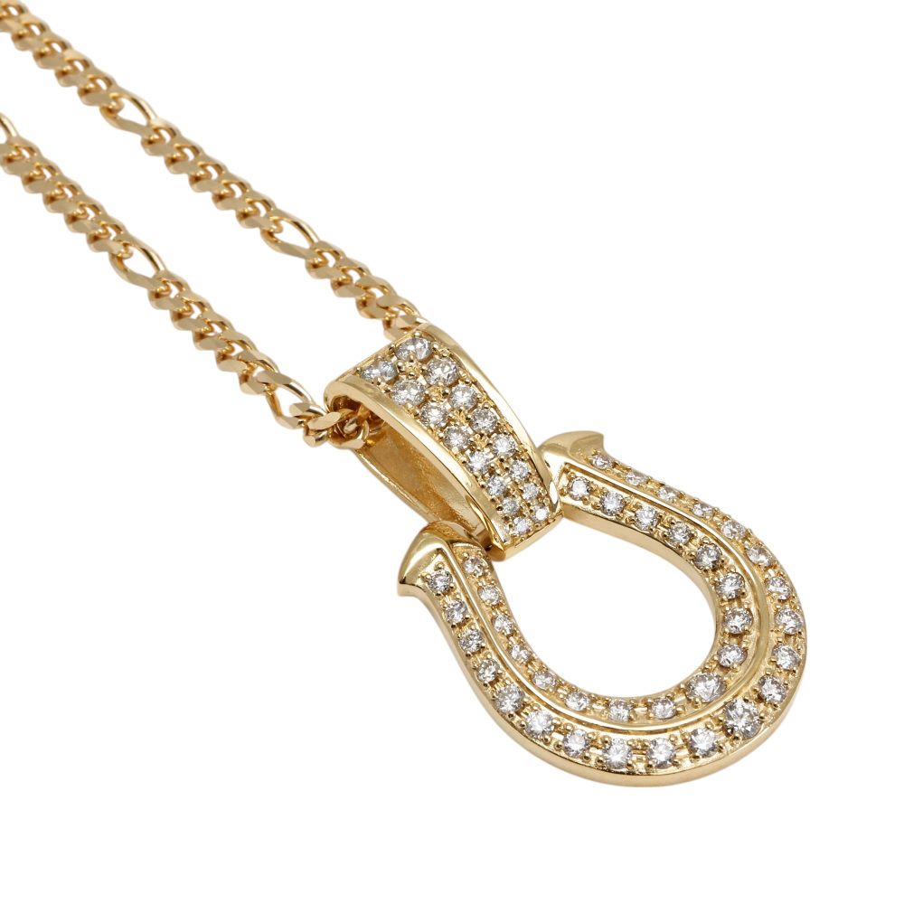 K18イエローゴールド ダイヤモンド ネックレス J411655 | ユキザキ
