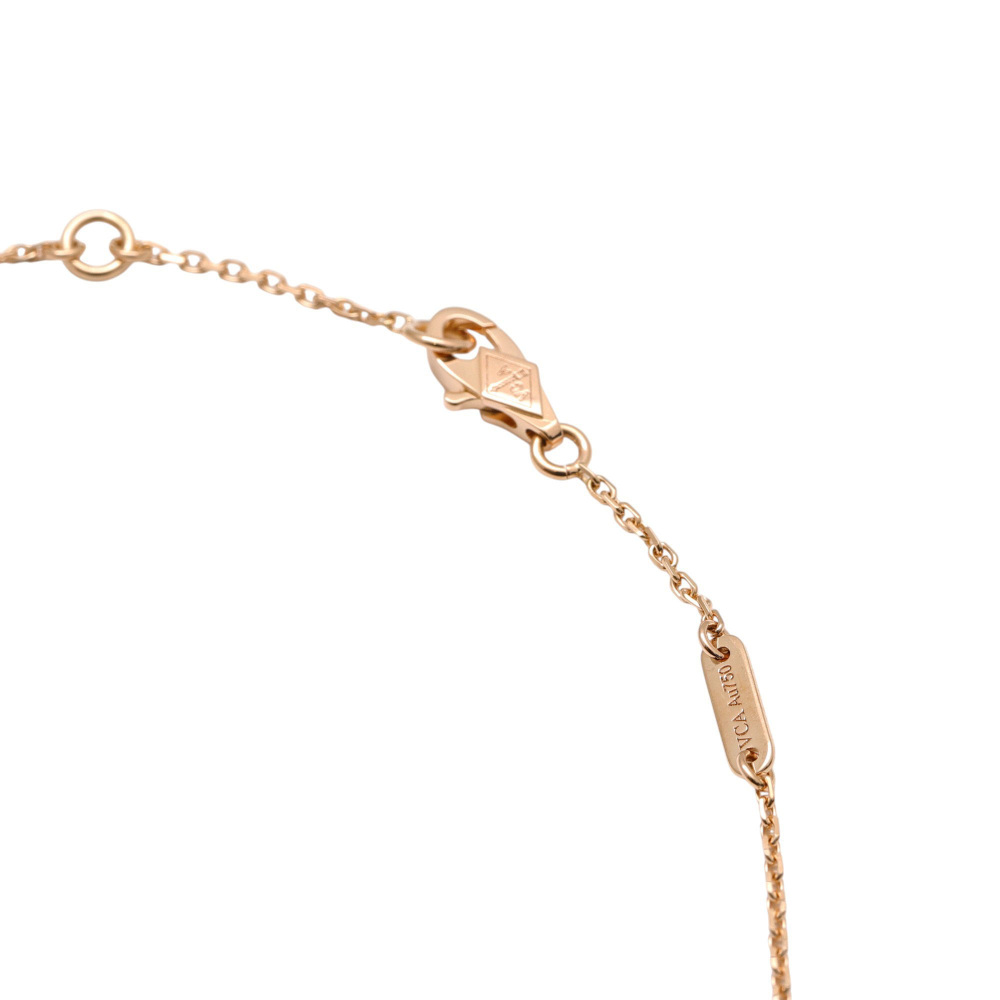 【美品　保証書・箱付】ヴァンクリーフ＆アーペル　スウィートアルハンブラネックレス すぐ届く！スウィート アルハンブラ ペンダント 18K 四葉 (Van Cleef