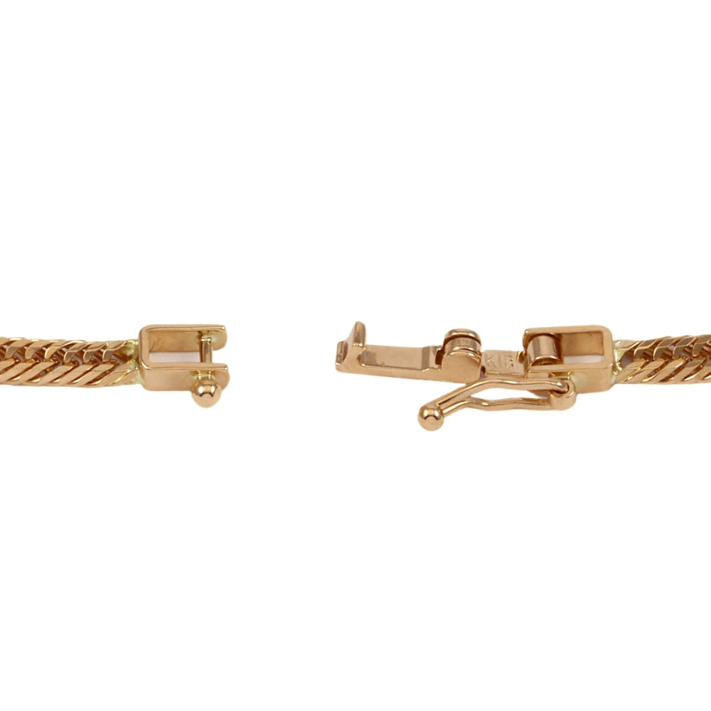 K18ピンクゴールド 喜平 ネックレス トリプル12面 約50cm 約12.46g