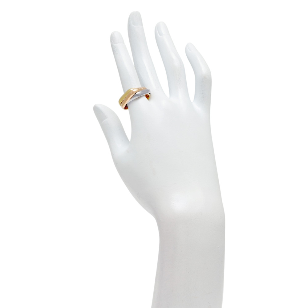 緊急値下げ！カルティエ 新品同様トリニティ クッションリング ラージ