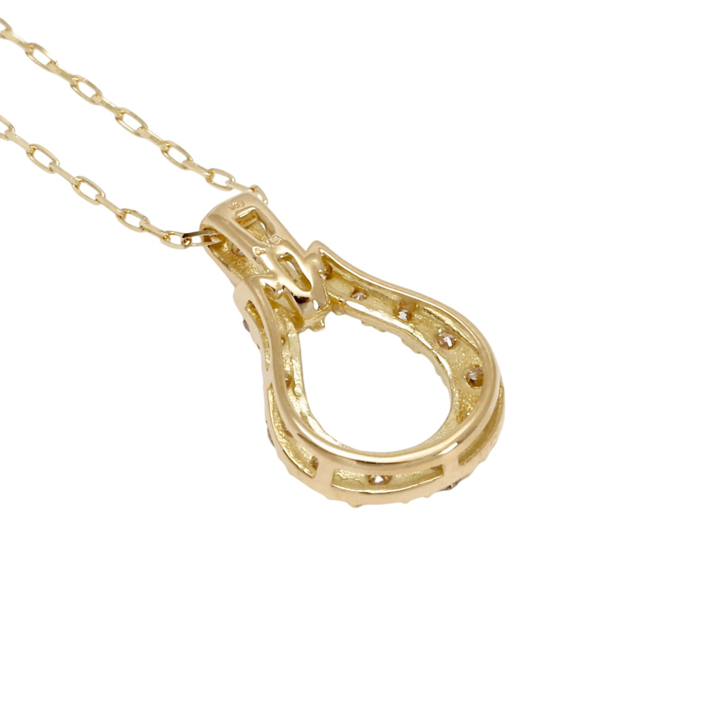 K18イエローゴールド ダイヤモンド ネックレス J412313 | ユキザキ