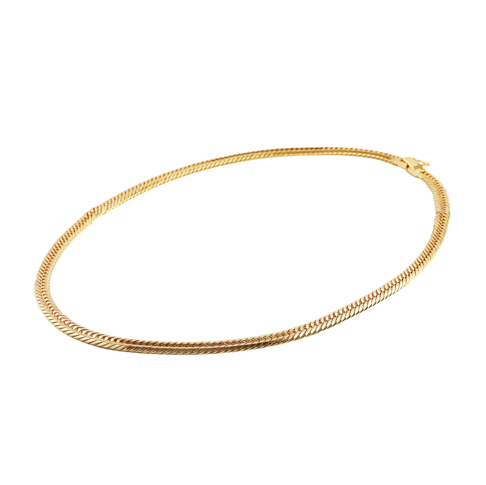 K18イエローゴールド 喜平 ネックレス トリプル12面 約50cm 約50.68g