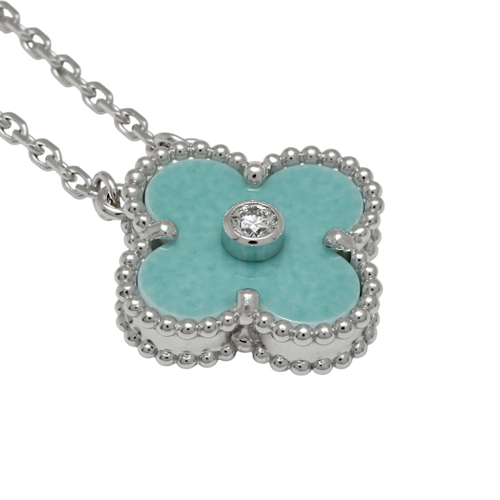 ★質感炸裂！ヴァンクリーフ&アーペル　ヴィンテージアルハンブラネックレス 未使用] ヴァンクリーフ&アーペル ヴィンテージアルハンブラ 2022年