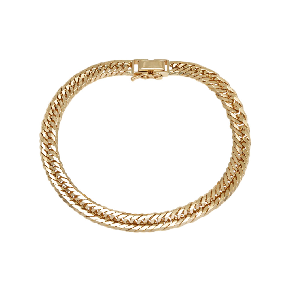 TEXTURE CLIP CHAIN BRACELET(2JU0358)K10 ブレスレット｜スター