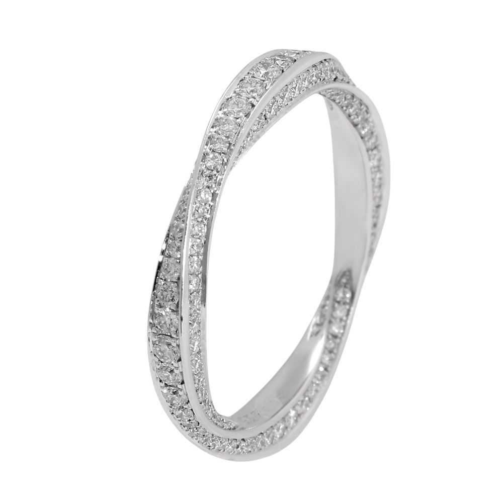 USED] Graph spiral pave diamond band RGR558 ring J413137