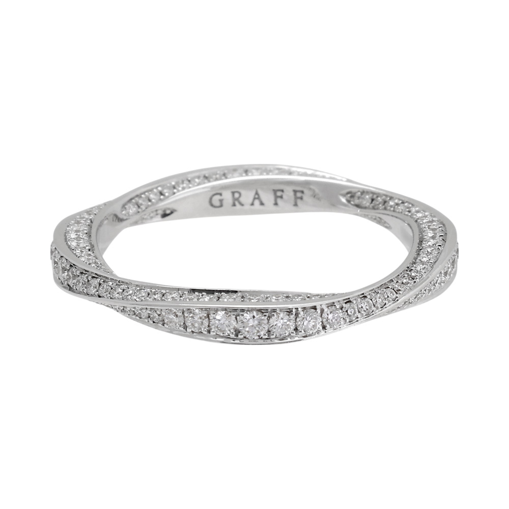まりりん 中古] グラフ スパイラル パヴェ ダイヤモンド バンド RGR558