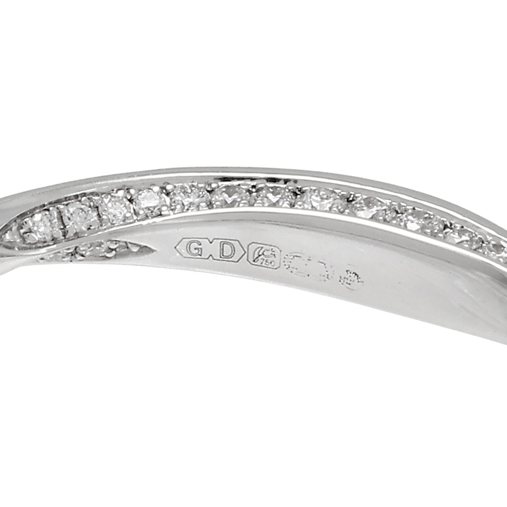 中古] グラフ スパイラル パヴェ ダイヤモンド バンド RGR558