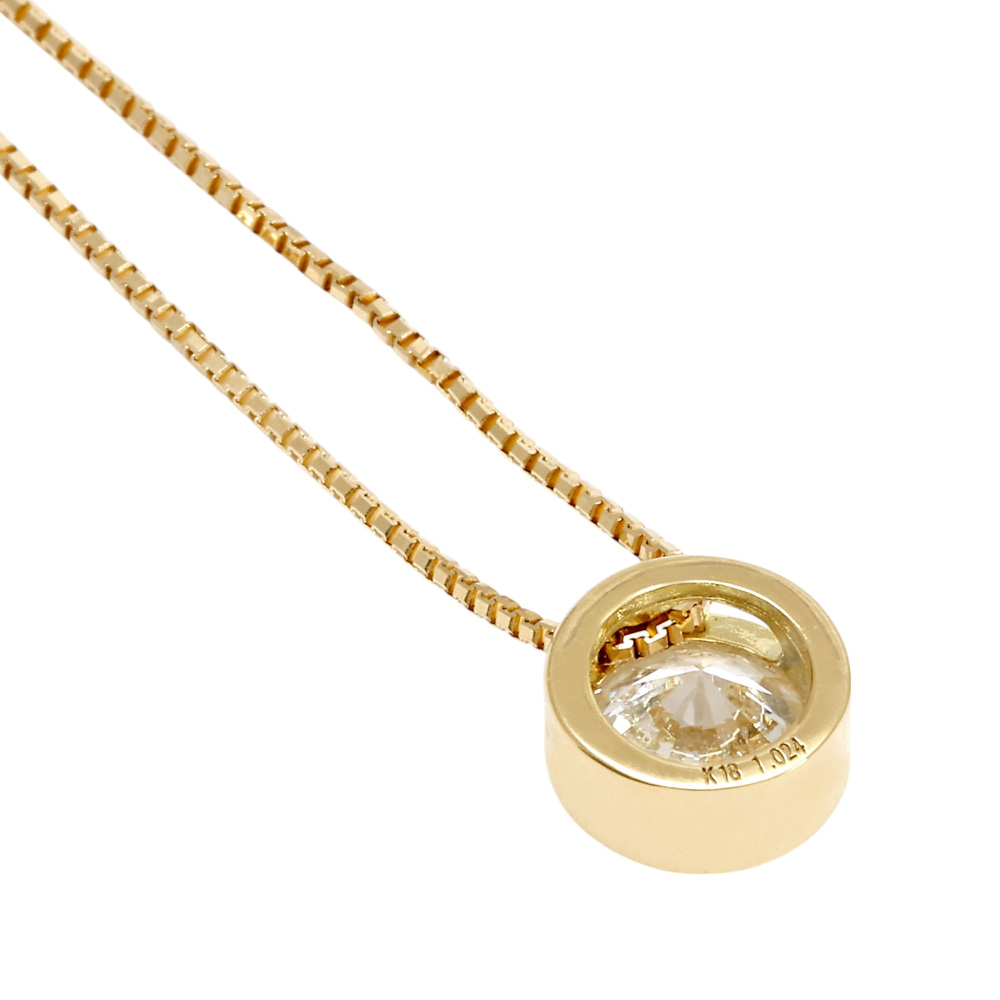 【新品未使用】ゆきざき K18イエローゴールド パール ダイヤモンド ネックレス K18イエローゴールド ダイヤモンド ネックレス J413249 | ユキザキ