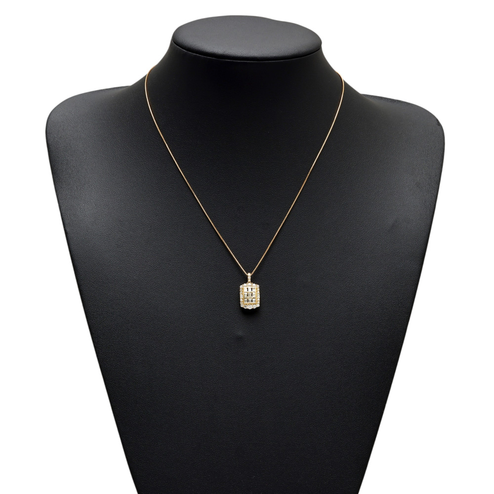 18金ダイヤモンドネックレス d79708c83875956a71b102d611ca5e