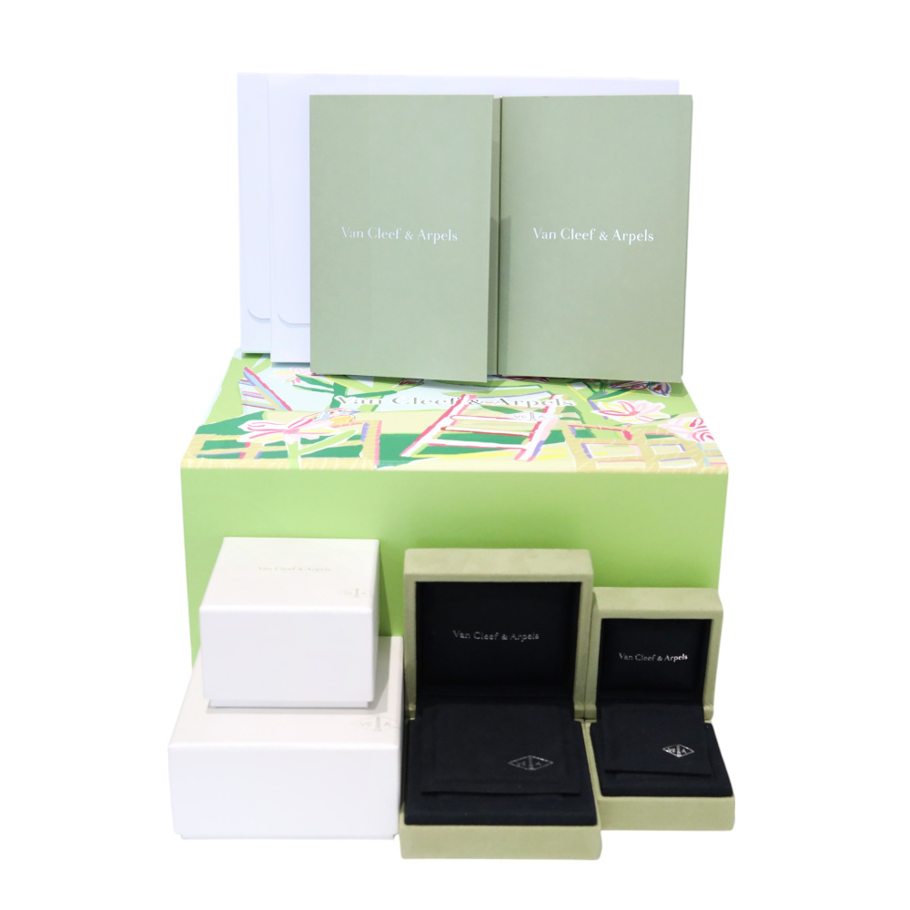 美品◎Van Cleef&Arpels ヴァンクリーフ&アーペル 空き箱 緑系 中古] ヴァンクリーフ&アーペル ゾディアック 水瓶座 J414131