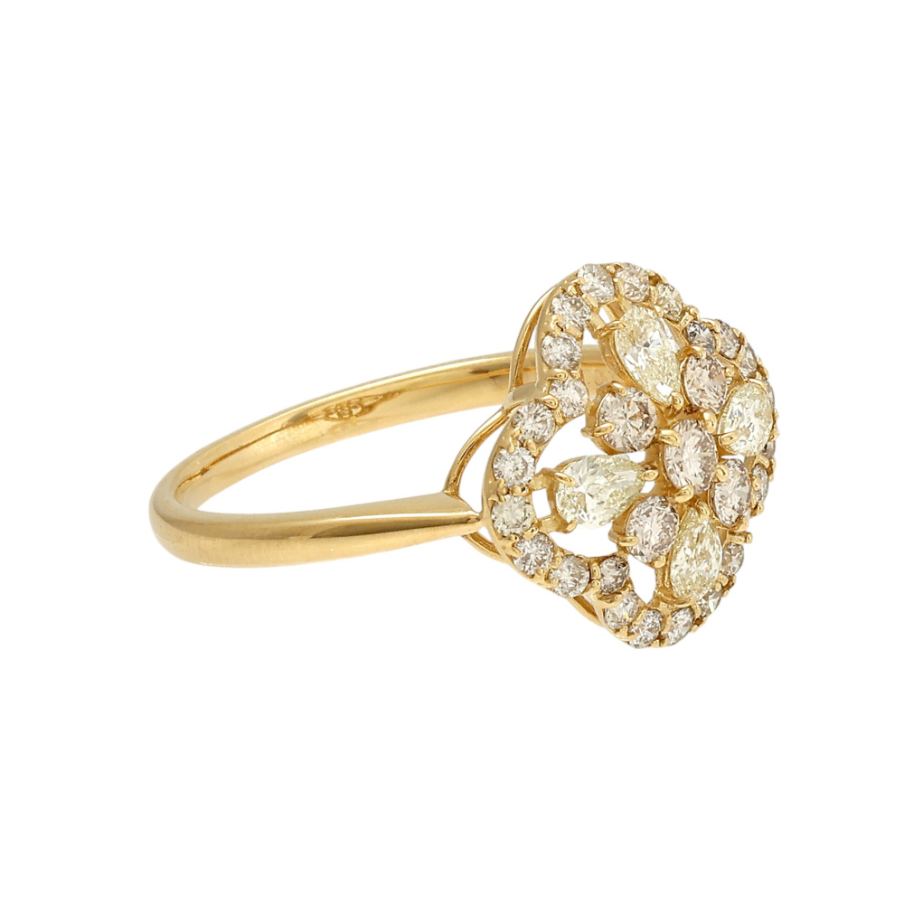 K18イエローゴールド ダイヤモンド リング J415067 | ユキザキセレクト