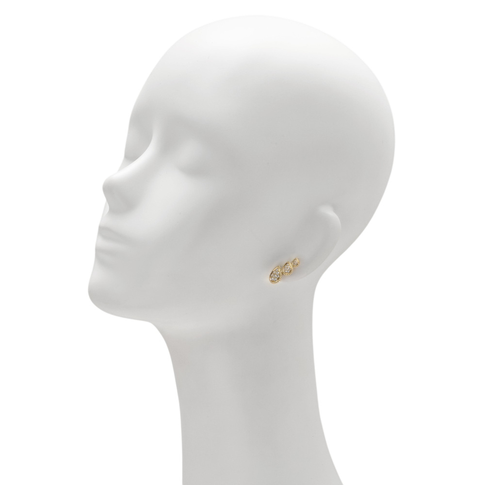 中古] ブシュロン セルパンボエム 3モチーフ スタッズ JCO01455 ピアス