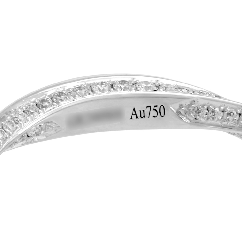 中古] グラフ スパイラル パヴェ ダイヤモンド バンド RGR558 リング