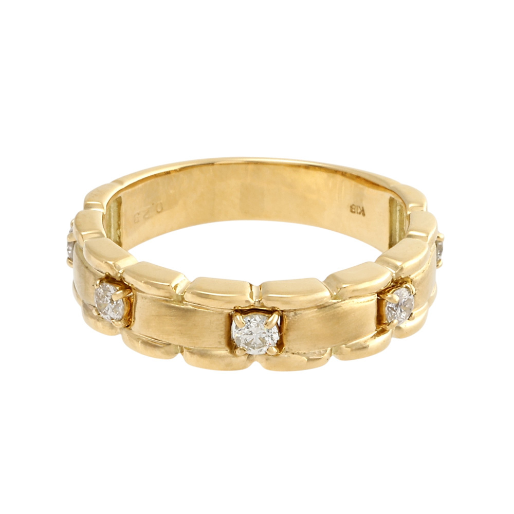 K18イエローゴールド ダイヤモンド リング J416055 | ユキザキセレクト