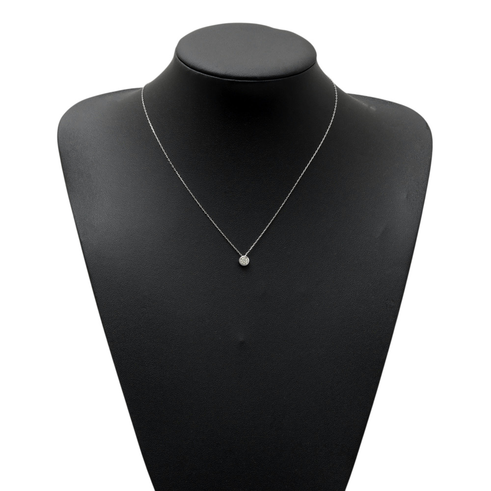 プラチナ　ダイヤモンド　プチネックレス プラチナ900 プラチナ850 ダイヤモンド ネックレス J416093 | ユキザキ