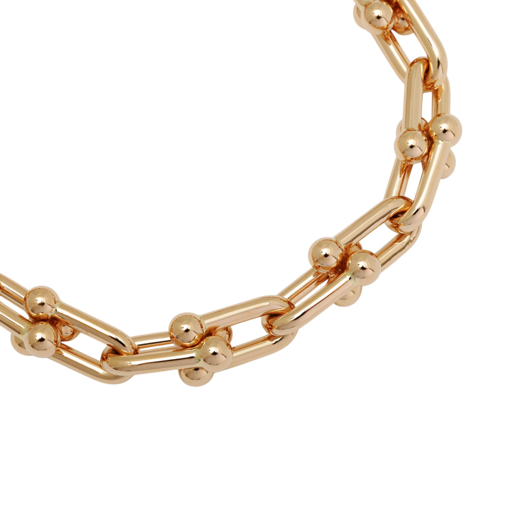 USED] Tiffany hardware medium link large 70881624 bracelet J416751