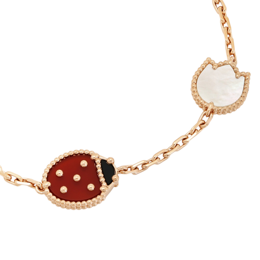 ヴ‌ァン‌クリ‌ーフ‌&‌ア‌ーペ‌ル ブレスレット ラッキースプリング VanCleef＆Arpels ラッキースプリング ブレスレット 5モチーフ