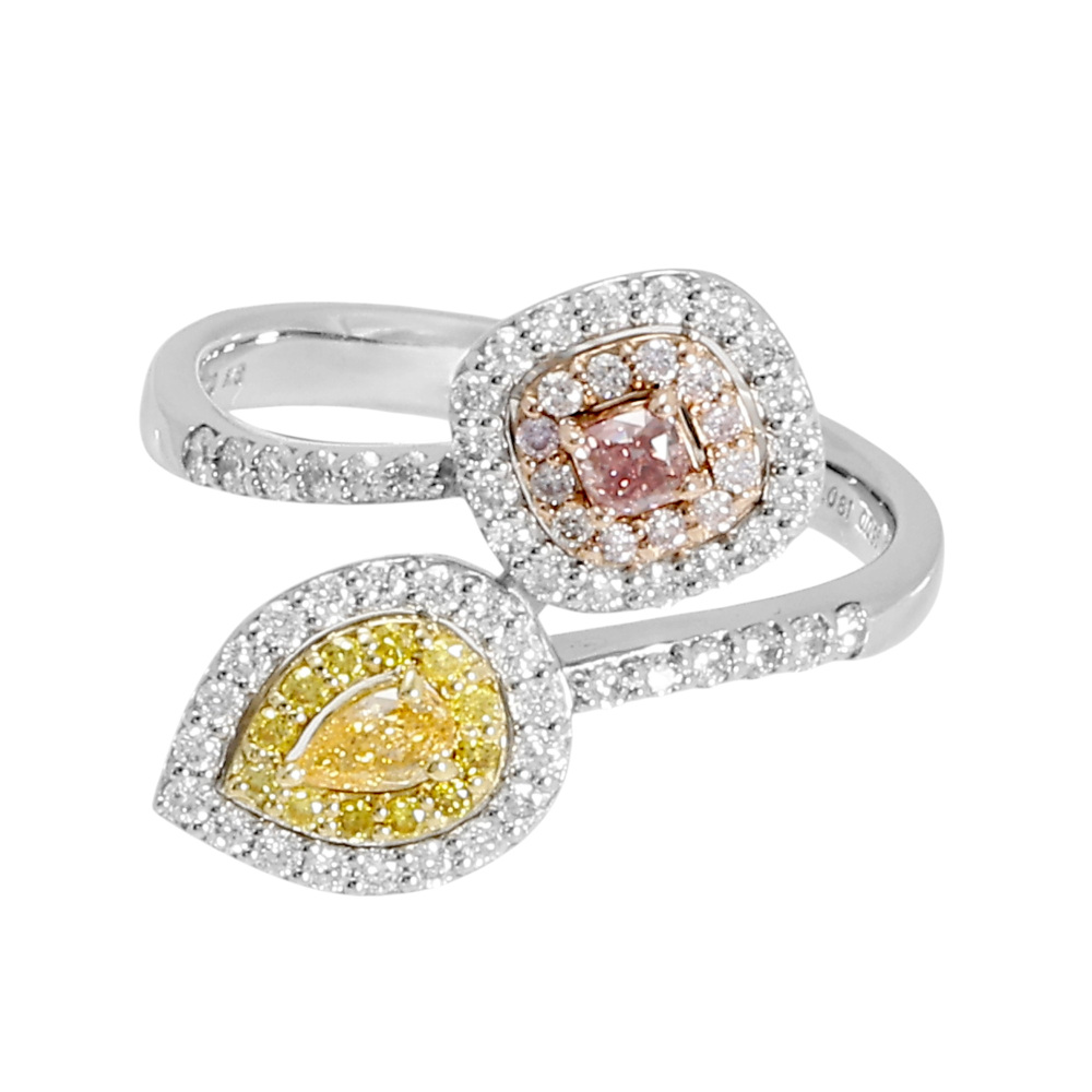 プラチナ900 K18イエローゴールド K18ピンクゴールド ピンクダイヤ