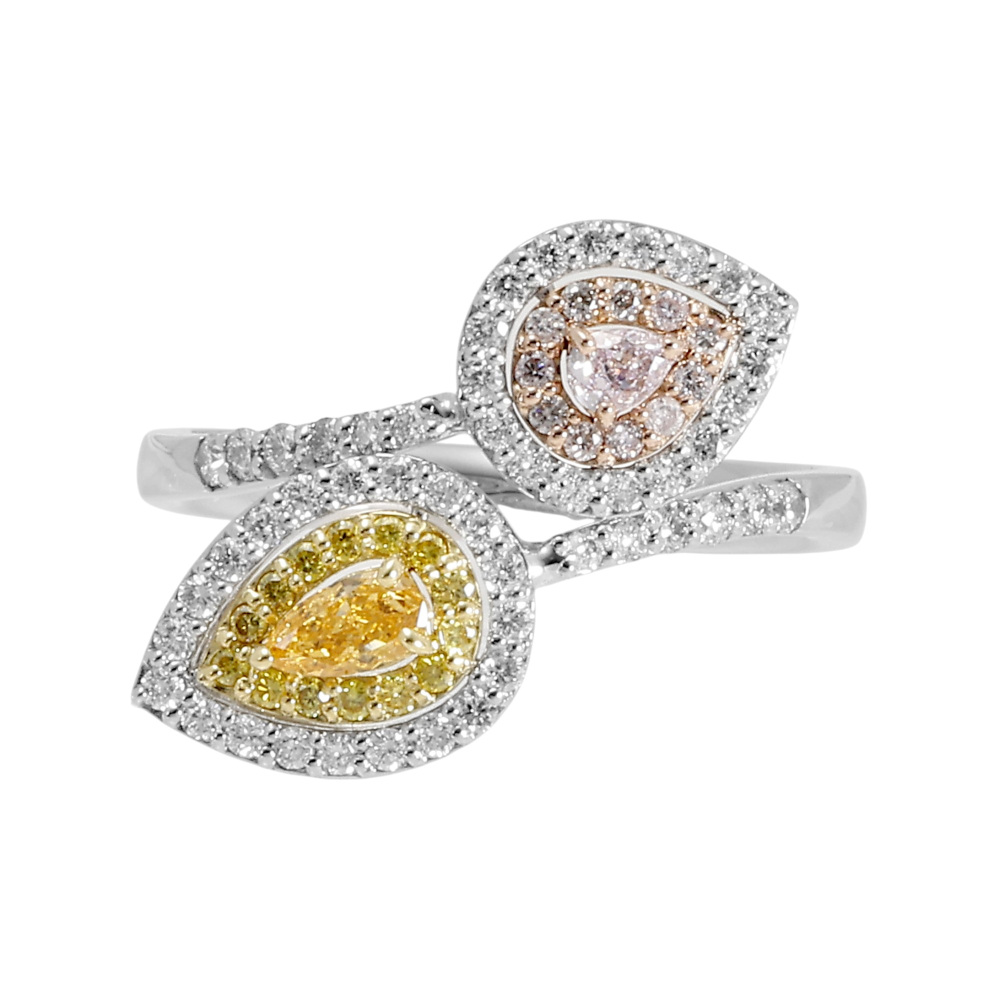 プラチナ900 K18イエローゴールド K18ピンクゴールド ピンクダイヤ