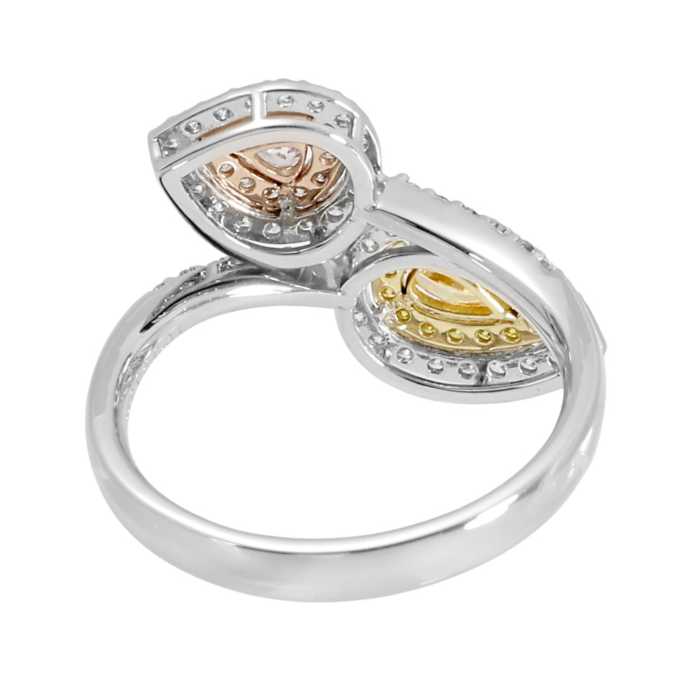 プラチナ900 K18イエローゴールド K18ピンクゴールド パープルダイヤ