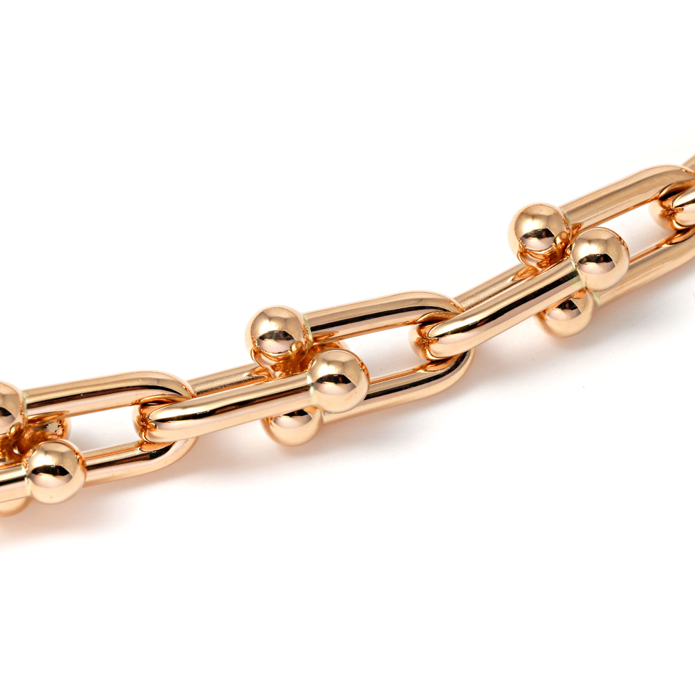 ティファニー New] Tiffany hardware medium link 70881470 necklace J417932