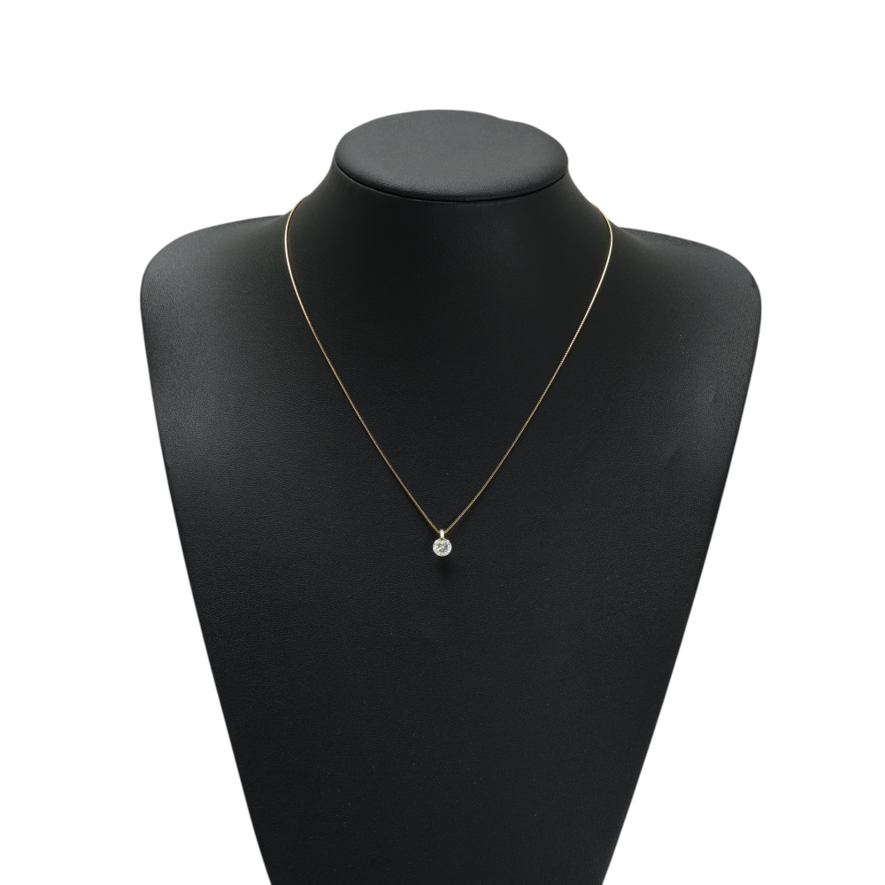 K18イエローゴールド ダイヤモンド ネックレス J418290 | ユキザキ