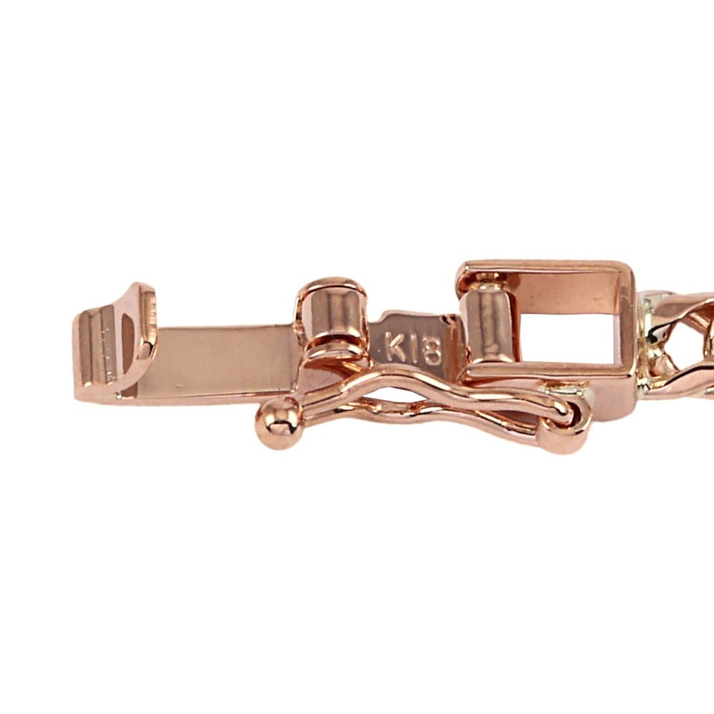 K18ピンクゴールド 喜平 ネックレス ダブル6面 約50cm 約20.28g