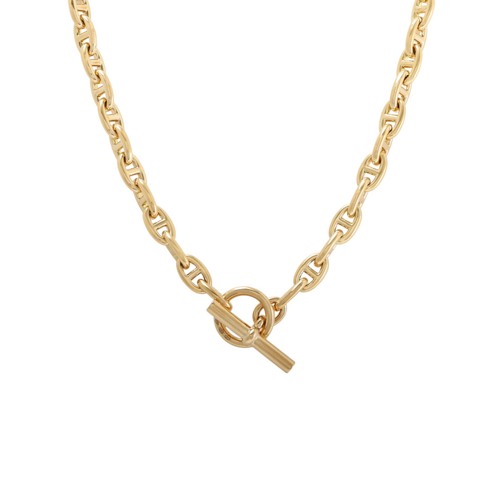 未使用] エルメス シェーヌダンクル TPM 62コマ J418893 ネックレス