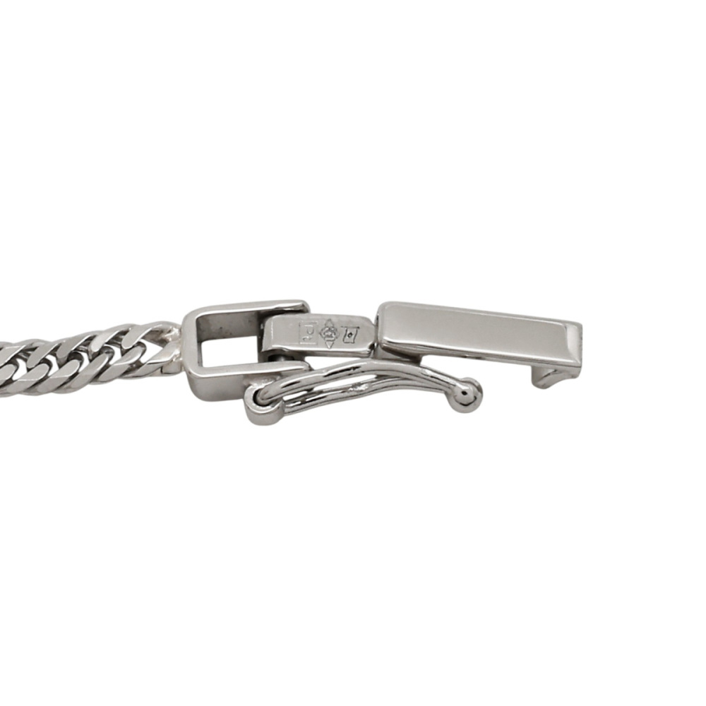 プラチナ850 喜平 ネックレス ダブル6面 約60cm 約11.03g J420703